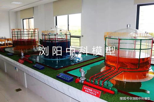 瀏陽(yáng)市中科模型 化工裝置消防推演模型,化工廠消防設(shè)施模型